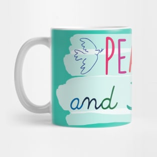 Peace Love and Joy on earth Mug